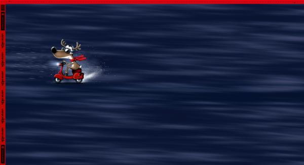 Panel French Terry Swafing Thorsten Berger - Winter Moods Rentier